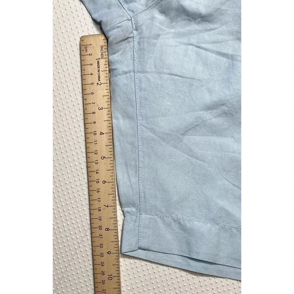 Faherty Brand Men's Shorts Blue Linen Blend Size 38‎